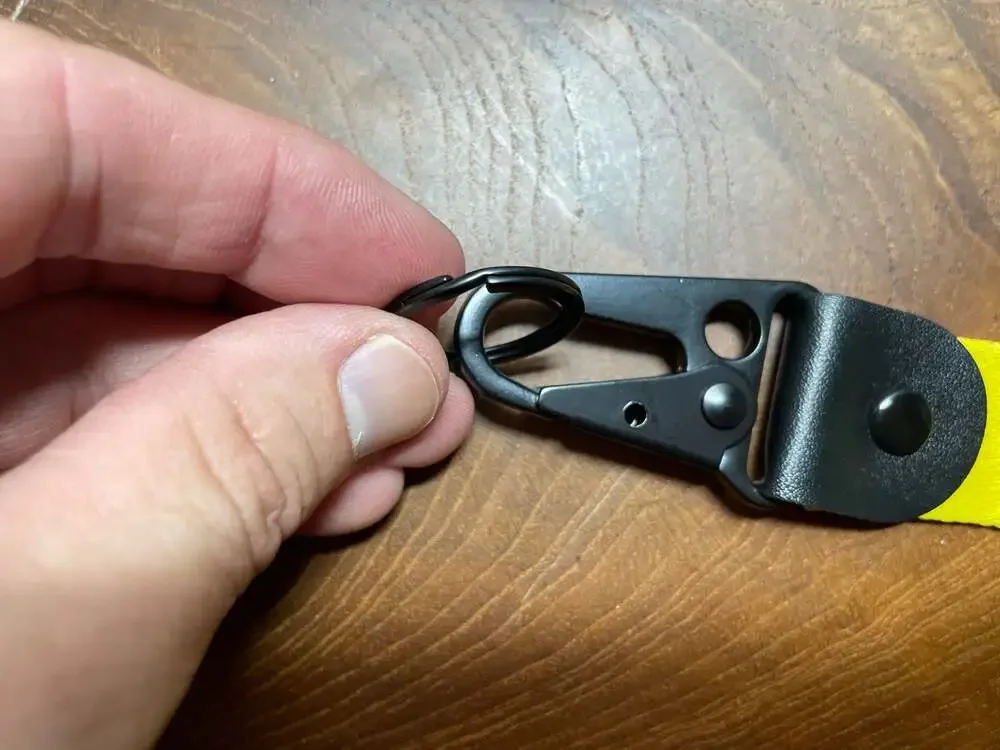 Invicta Gear Racing Team Yellow and Black Keychain Lanyard (IG0335)